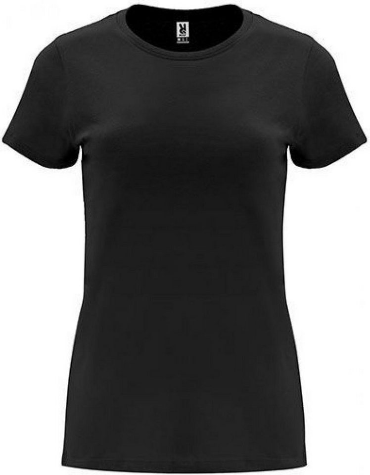 Roly Rundhalsshirt Damen Capri T-Shirt, Tailliert und eng anliegend geschnitten von Roly