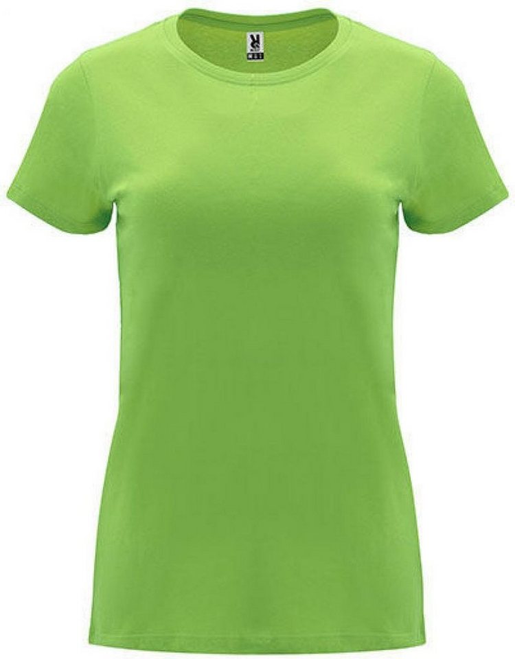 Roly Rundhalsshirt Damen Capri T-Shirt, Tailliert und eng anliegend geschnitten von Roly