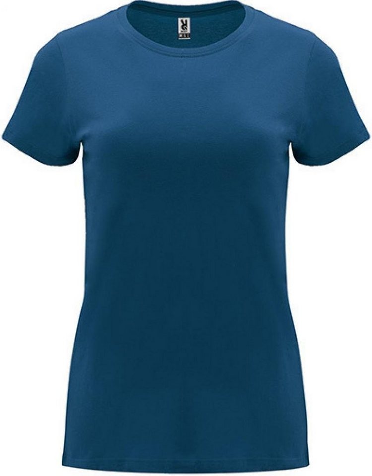 Roly Rundhalsshirt Damen Capri T-Shirt, Tailliert und eng anliegend geschnitten von Roly