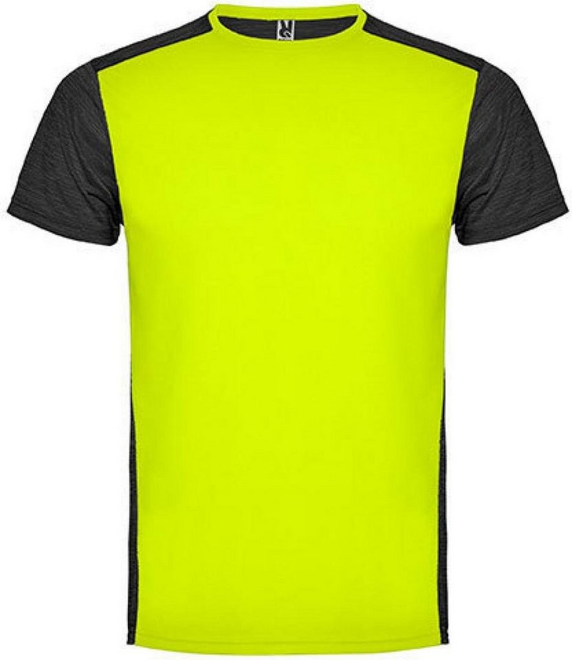 Roly Rundhalsshirt Herren Zolder T-Shirt, Kombination von zwei Polyestergeweben von Roly