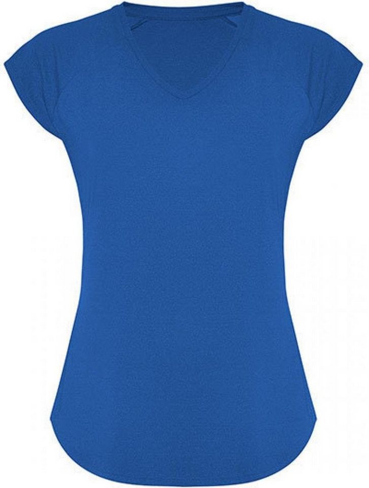 Roly V-Shirt Damen Avus T-Shirt, Polyester mit Baumwollfeeling von Roly