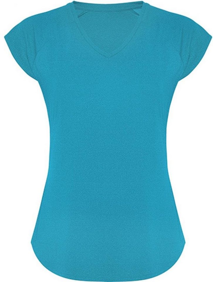 Roly V-Shirt Damen Avus T-Shirt, Polyester mit Baumwollfeeling von Roly