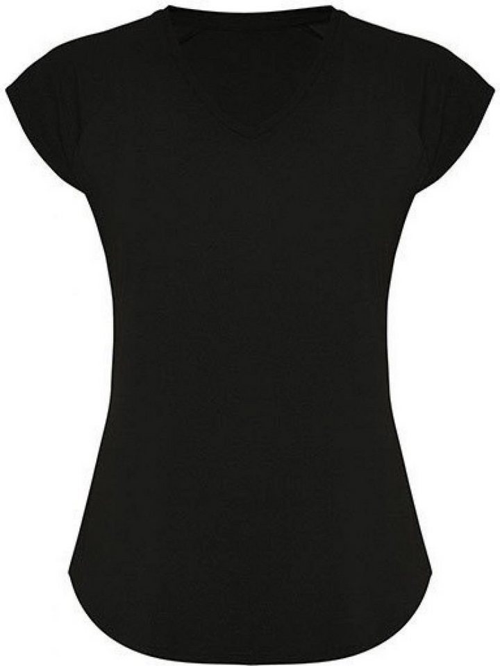 Roly V-Shirt Damen Avus T-Shirt, Polyester mit Baumwollfeeling von Roly