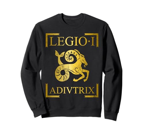 Roman Legion Legio I Adivtrix Emblem Männer Frauen Geschenk Sweatshirt von Roman Legion Banner Legio for History Lovers