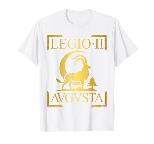 Roman Legion Legio II AVGVSTA Emblem Männer Frauen Geschenk T-Shirt Roman Legion Legio II AVGVSTA Emblem Männer Frauen Geschenk T-Shirt von Roman Legion Banner Legio for History Lovers