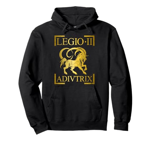 Roman Legion Legio II Adivtrix Emblem Herren Damen Geschenk Pullover Hoodie von Roman Legion Banner Legio for History Lovers