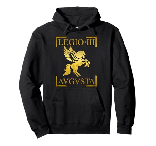 Roman Legion Legio III AVGVSTA Emblem Männer Frauen Geschenk Pullover Hoodie Roman Legion Legio III AVGVSTA Emblem Männer Frauen Geschenk Pullover Hoodie von Roman Legion Banner Legio for History Lovers