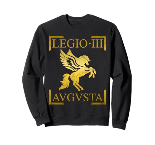 Roman Legion Legio III AVGVSTA Emblem Männer Frauen Geschenk Sweatshirt Roman Legion Legio III AVGVSTA Emblem Männer Frauen Geschenk Sweatshirt von Roman Legion Banner Legio for History Lovers