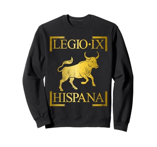 Roman Legion Legio IX Hispana Emblem Männer Frauen Geschenk Sweatshirt von Roman Legion Banner Legio for History Lovers
