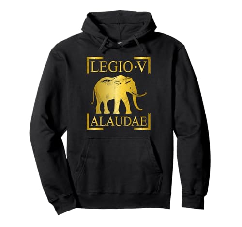 Roman Legion Legio V Alaudae Emblem Männer Frauen Geschenk Pullover Hoodie von Roman Legion Banner Legio for History Lovers