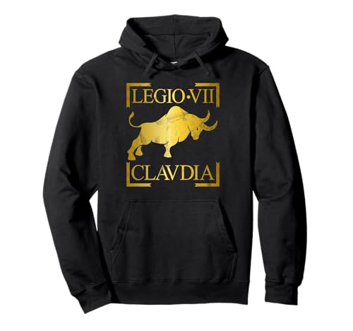 Roman Legion Legio VII CLAVDIA Emblem Männer Frauen Geschenk Pullover Hoodie von Roman Legion Banner Legio for History Lovers