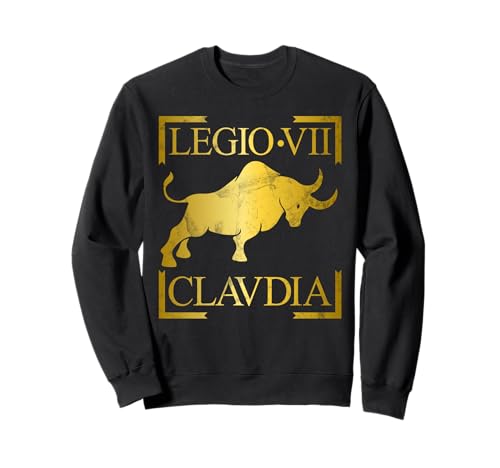 Roman Legion Legio VII CLAVDIA Emblem Männer Frauen Geschenk Sweatshirt von Roman Legion Banner Legio for History Lovers