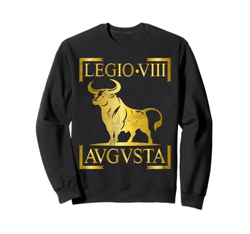 Roman Legion Legio VIII AVGVSTA Emblem Männer Frauen Geschenk Sweatshirt von Roman Legion Banner Legio for History Lovers