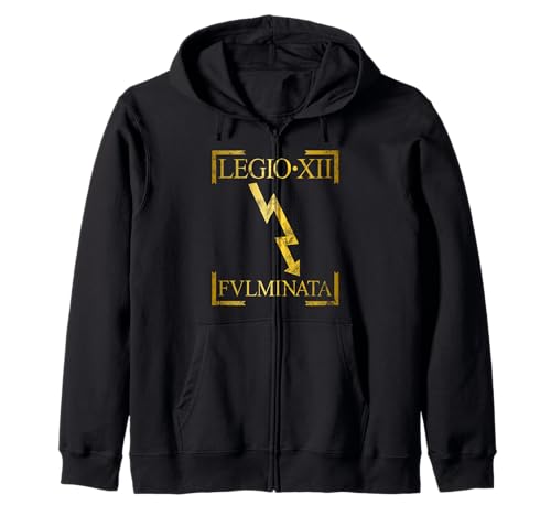 Roman Legion Legio XII FULMINATA Emblem Männer Frauen Geschenk Kapuzenjacke Roman Legion Legio XII FULMINATA Emblem Männer Frauen Geschenk Kapuzenjacke von Roman Legion Banner Legio for History Lovers