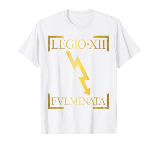 Roman Legion Legio XII FULMINATA Emblem Männer Frauen Geschenk T-Shirt von Roman Legion Banner Legio for History Lovers