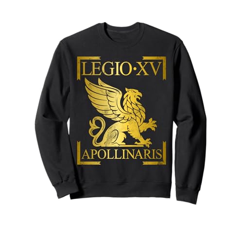 Roman Legion Legio XV Apollinaris Emblem Männer Frauen Geschenk Sweatshirt von Roman Legion Banner Legio for History Lovers