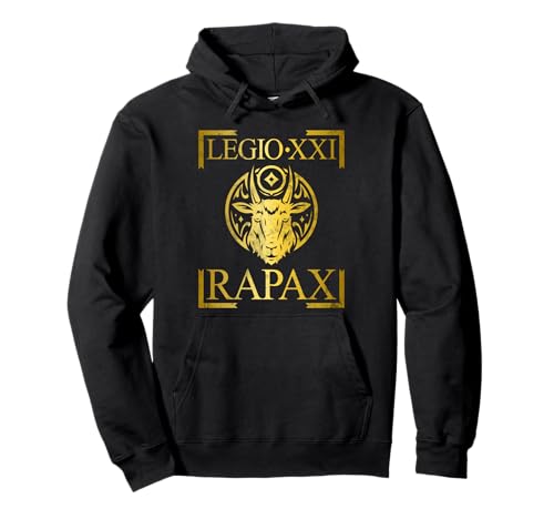 Roman Legion Legio XXI RAPAX Emblem Männer Frauen Geschenk Pullover Hoodie Roman Legion Legio XXI RAPAX Emblem Männer Frauen Geschenk Pullover Hoodie von Roman Legion Banner Legio for History Lovers