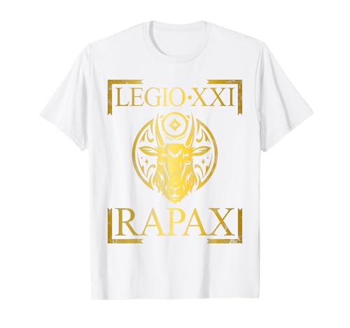Roman Legion Legio XXI RAPAX Emblem Männer Frauen Geschenk T-Shirt von Roman Legion Banner Legio for History Lovers