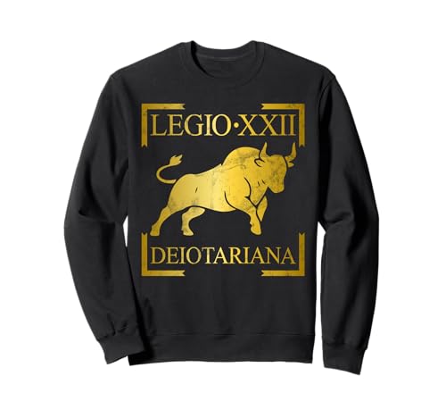 Roman Legion Legio XXII DEIOTARIANA Emblem Männer Frauen Geschenk Sweatshirt Roman Legion Legio XXII DEIOTARIANA Emblem Männer Frauen Geschenk Sweatshirt von Roman Legion Banner Legio for History Lovers