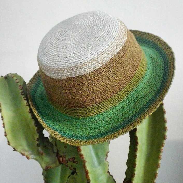 Hut - Strohhüte Hutmacher Sommerhut Boho Einzelstück Handgefertigt von RomanaValerio