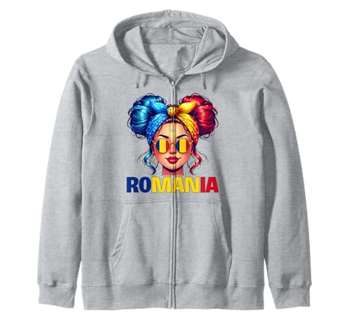 Rumänien Mädchen Rumänien Mädchen Rumänien Flagge Kapuzenjacke von Romania Girl Romania Flagge