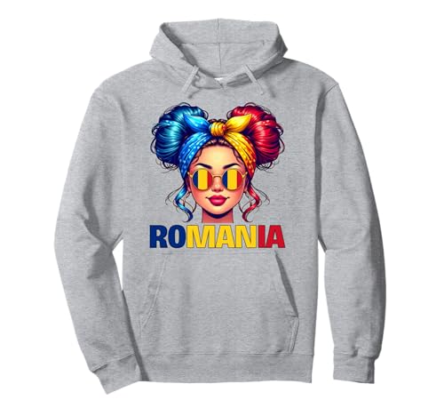 Rumänien Mädchen Rumänien Mädchen Rumänien Flagge Pullover Hoodie von Romania Girl Romania Flagge