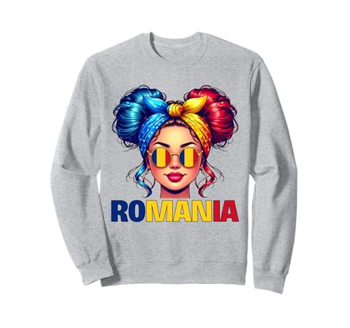 Rumänien Mädchen Rumänien Mädchen Rumänien Flagge Sweatshirt Rumänien Mädchen Rumänien Mädchen Rumänien Flagge Sweatshirt von Romania Girl Romania Flagge