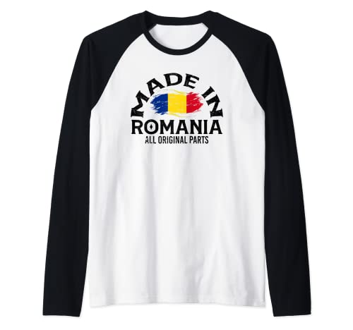 Rumänien für Damen Rumänien Flagge für Herren Rumänien Raglan von Romania flag for Men and Women