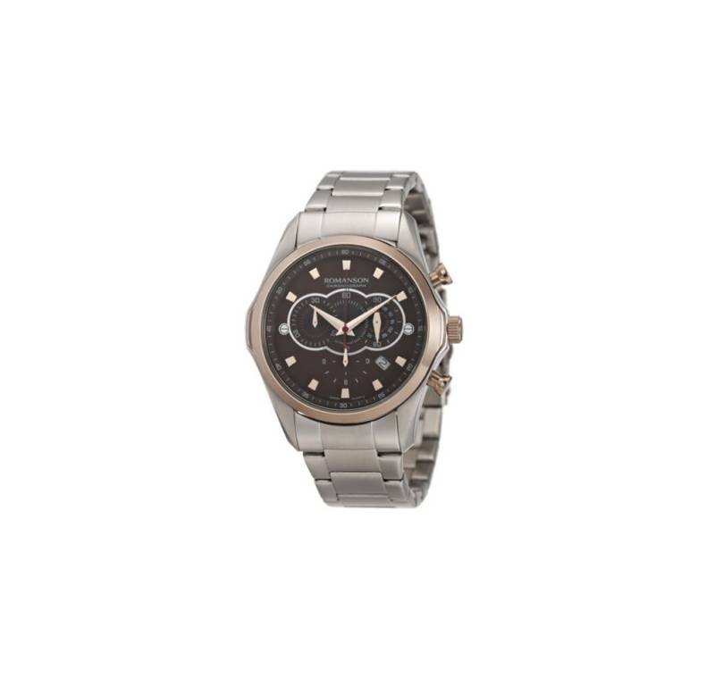 Romanson Luxusuhr Sports TM3207HM1JAB6R Herrenuhr Chronograph von Romanson