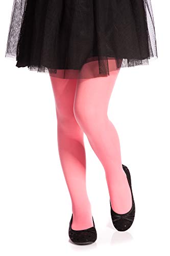 Romartex Microfaser 40 DEN Kinder Strumpfhose für Mädchen, 140-146, coral von Romartex