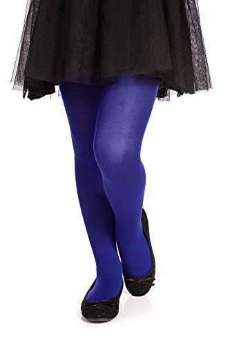 Romartex Microfaser 40 DEN Kinder Strumpfhose für Mädchen, 152-158, königsblau von Romartex
