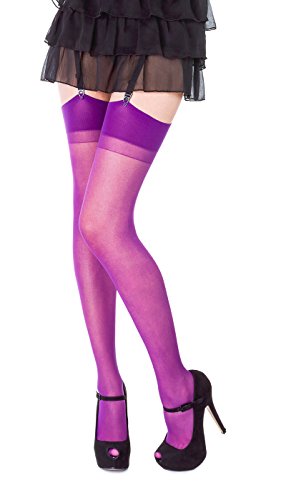 Romartex Strümpfe zum Anstrapsen 20 DEN,Lila - 2(S)/3(M) von Romartex