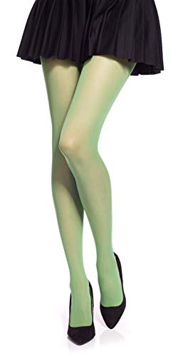 Romartex Bunte Mikrofaser 20 DEN Strumpfhose, 20 Farben, Größen S-L, lichtgrün, L von Romartex