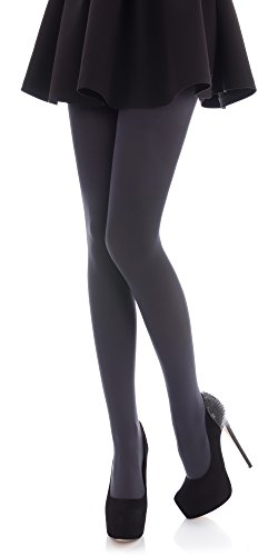 Romartex blickdichte Microfaser Strumpfhose 100 DEN, M, graphit von Romartex