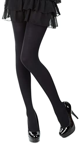 Romartex bunte Microfaser Strumpfhose 40 DEN in 32 Farben und 5 Großen, XL, schwarz von Romartex