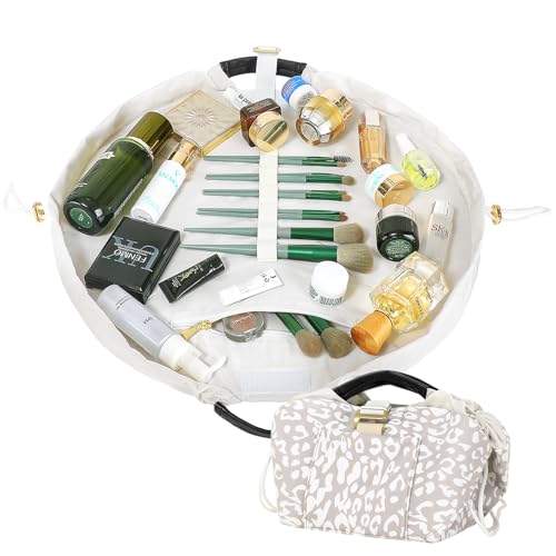 Romatime Make-up-Tasche mit Kordelzug (Kuhmuster) von Romatime