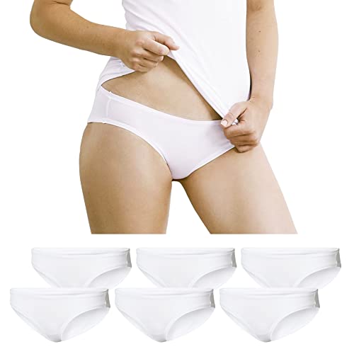 Romberg Damen Slips, 6er Pack (weiß, XXL) von Romberg