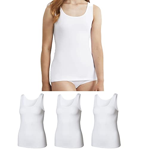 Romberg Damen Tanktop, 3er Pack (weiß, L) von Romberg