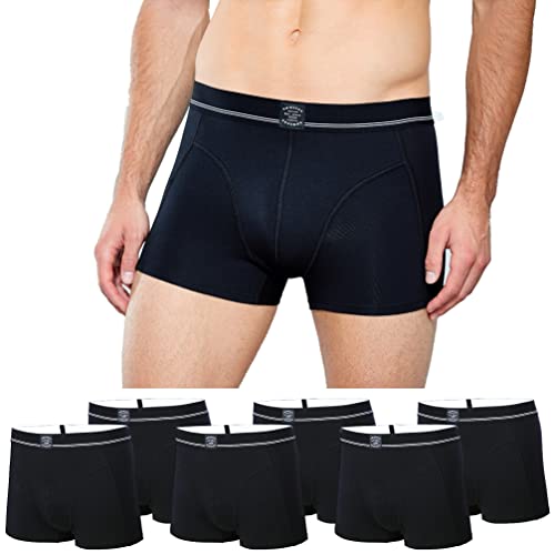 Romberg Herren Boxershorts 6er Pack (Schwarz mit Label, 4XL) von Romberg