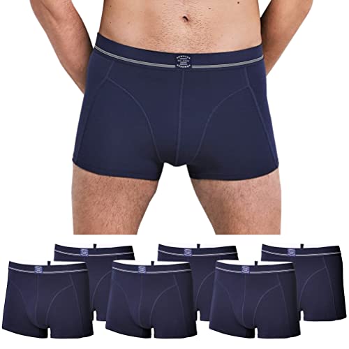 Romberg Herren Boxershorts, 6er Pack (Navy mit Label, L) von Romberg