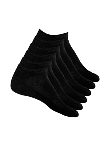 Romberg Unisex No Show Sneaker Socken, 6er Pack (schwarz, 35-38) von Romberg