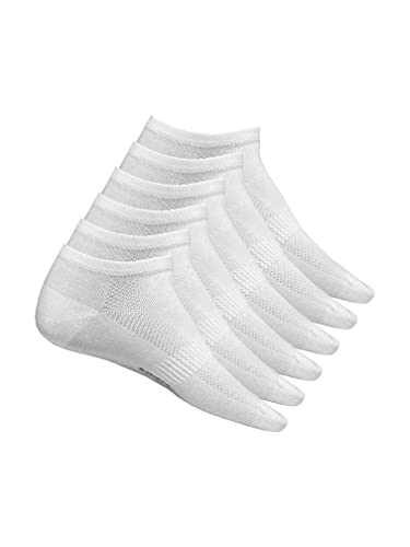 Romberg Unisex No Show Sneaker Socken, 6er Pack (weiß, 47-50) von Romberg