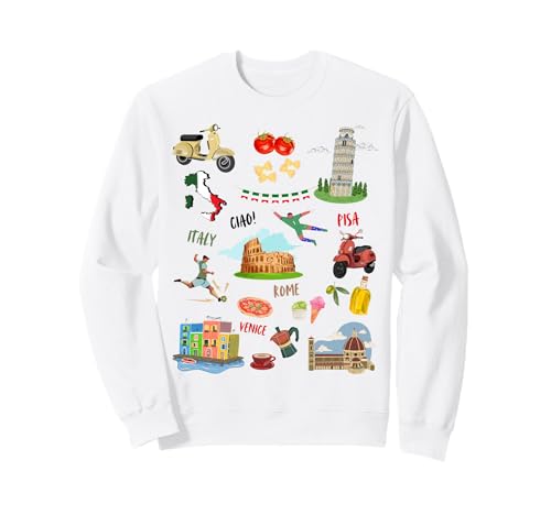 Kinder Italien Souvenir Rom Venedig Pisa Fußball Kleinkinder Jungen Sweatshirt von Rome Italy youth European Cities Souvenir Girls