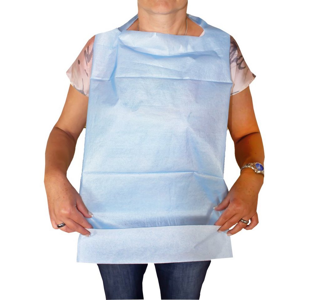 Romed Lätzchen Einmal-Esslätzchen 36 x 64 cm, mit Krümeltasche, wasserdicht, (1000-St) von Romed