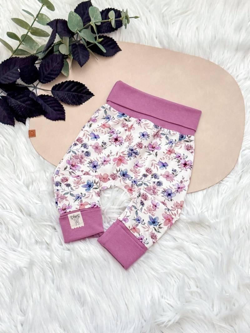 Pumphose Baby, Mitwachshose, Krabbelhosen Babys, Kinderhose, Mädchen Hose, Schlupfhose// Romeo & Noir von RomeoandNoir