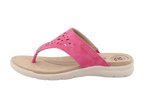 Romika Damen 74R0072004 Flache Sandale, Pink, 41 EU von Romika