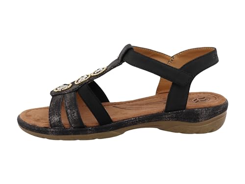 Romika Softrelax Sandale, Farbe:schwarz, Größe:38 von Romika