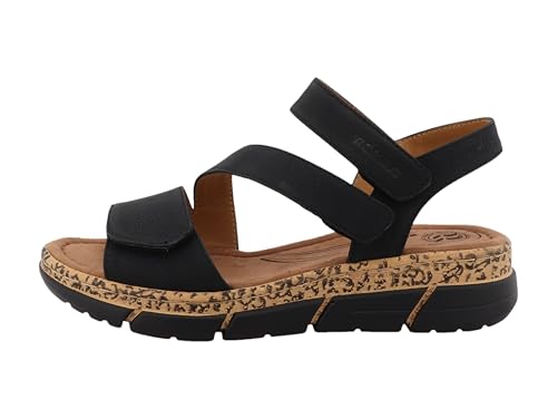 Romika Damen 95R0022002 Keilsandale, black, 38 EU Romika Damen 95R0022002 Keilsandale, black, 38 EU von Romika