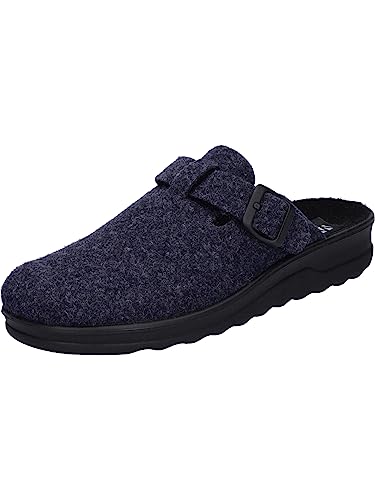 Westland Herren Pantoletten Metz 240, Männer Hausschuhe,Weite G 1/2 (Normal),Home-Slipper,House-Slipper,patschen,dunkelblau,44 EU / 9.5 UK von Westland