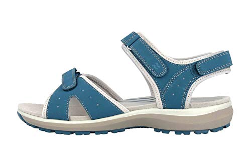 Romika Olivia 07 Sandalen in Übergrößen Blau 78307 78 515 große Damenschuhe, Größe:42 von Romika